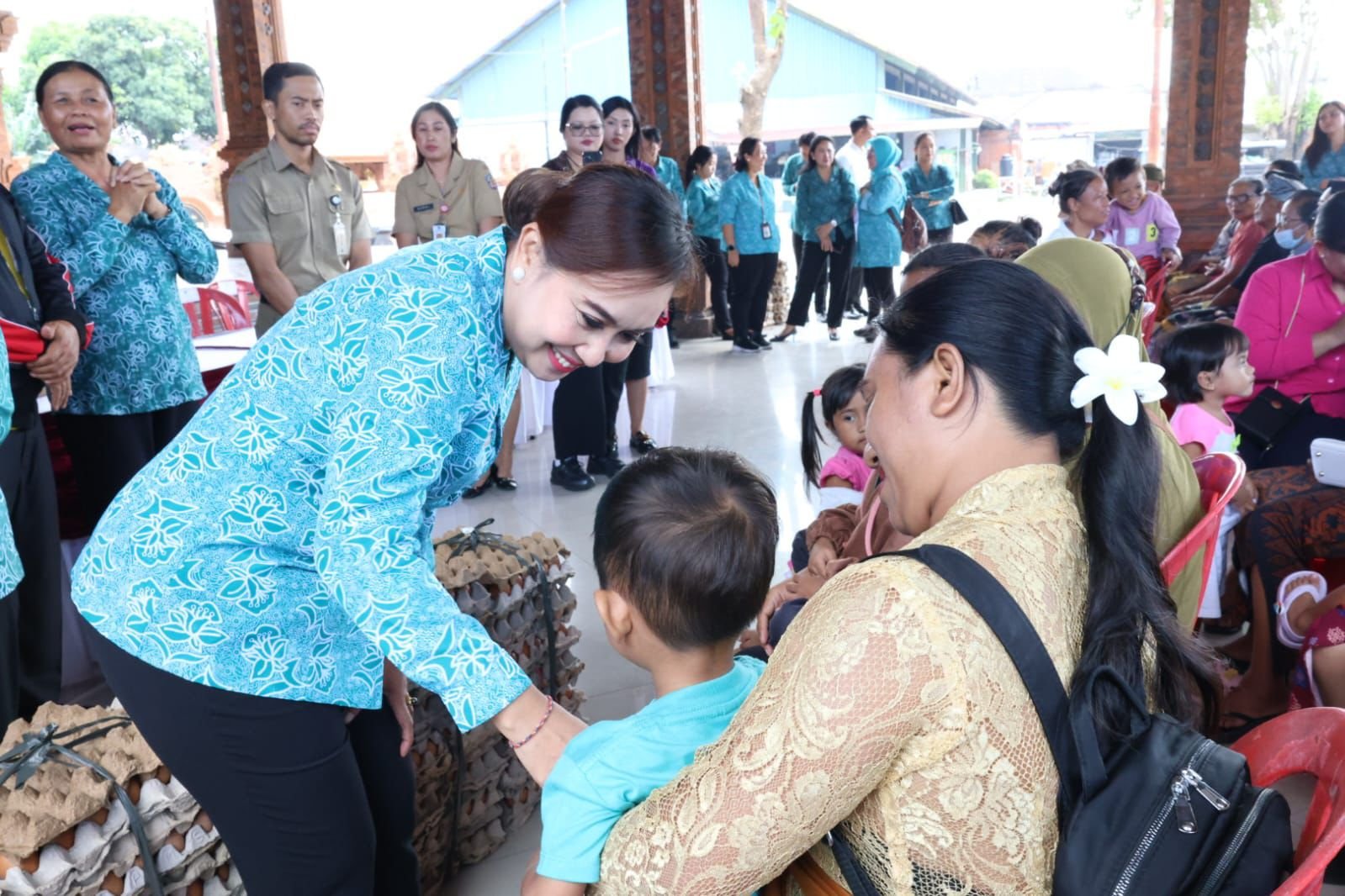 podiumnews.com-PKK Denpasar Cegah Stunting di Dua Lokasi Sekaligus